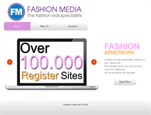Tablet Screenshot of fashion-media.net